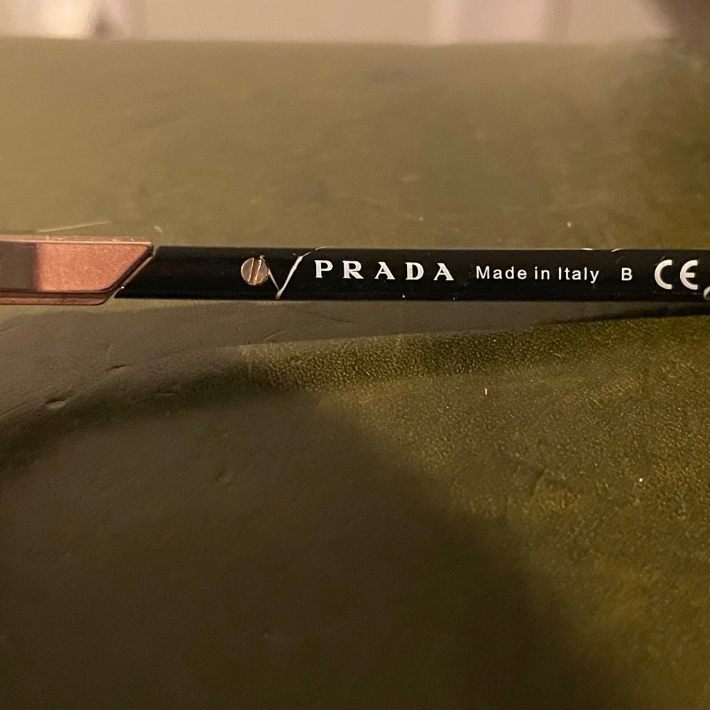 Black and White Marble Printed Prada Sunglasses